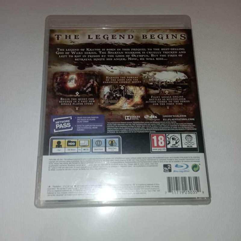 God of War: Ascension [PS3]  **CIB**